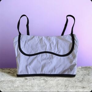 Move With You Sleeveless Spaghetti Strap  Sports Bra Tank Tops Square Neck Sz S